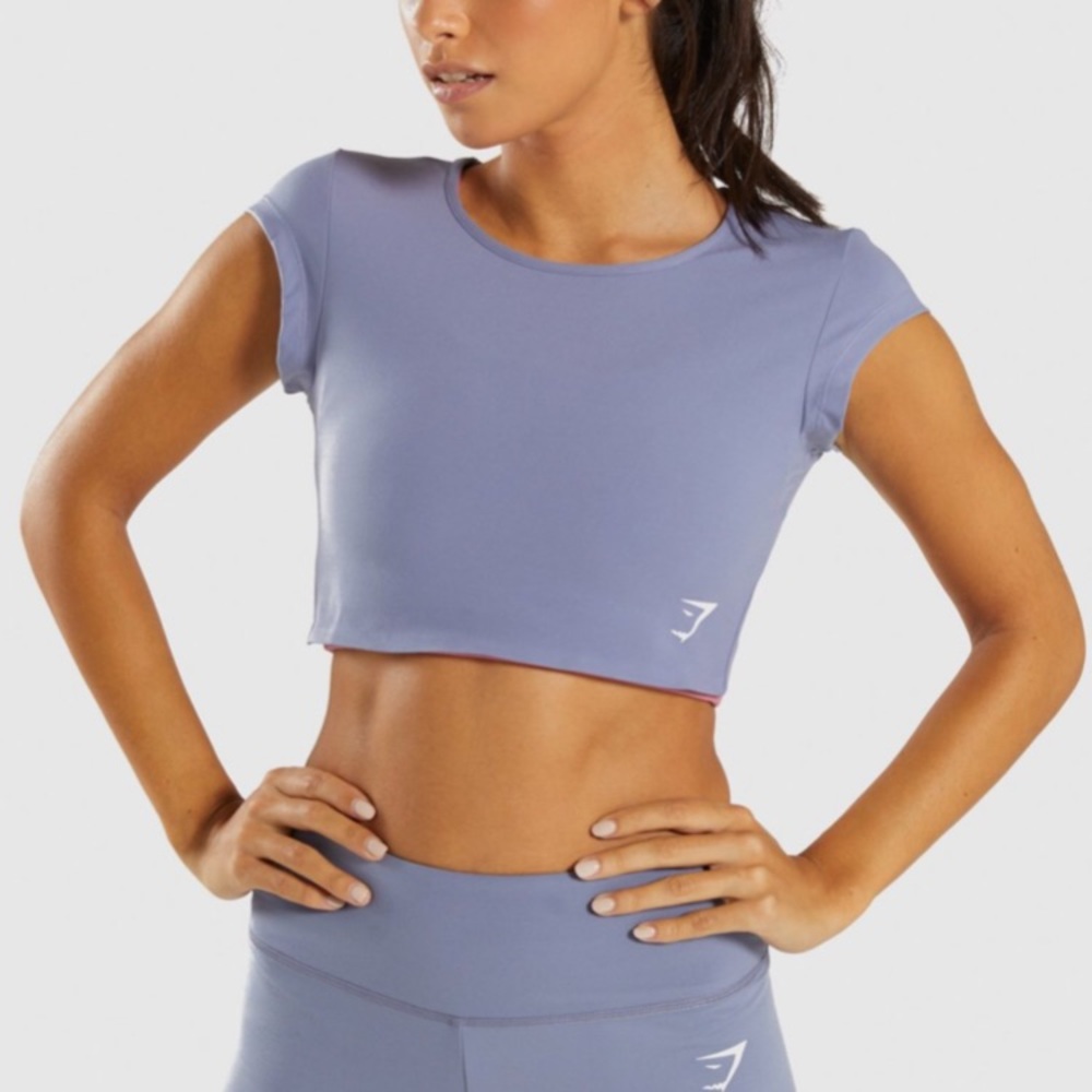 Gymshark Lilac Crop Top
